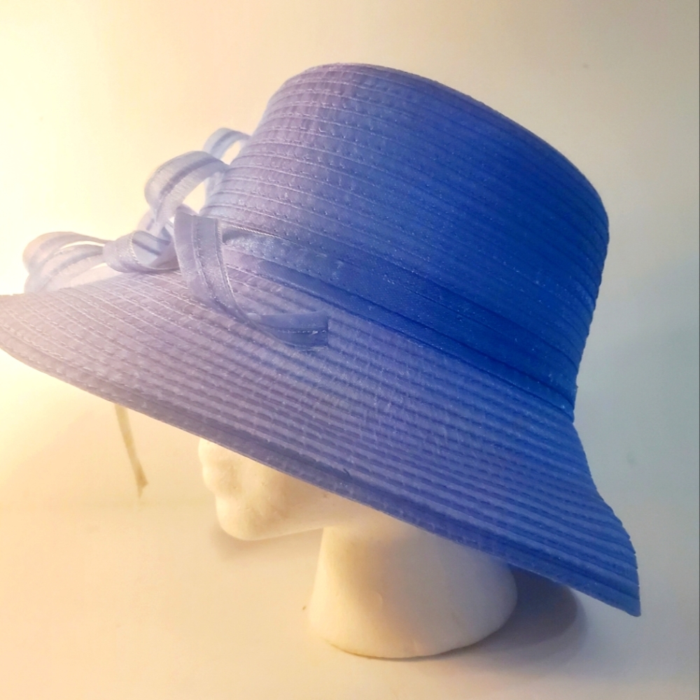 Giovannio,one size, periwinkle blue women's cornflower hat